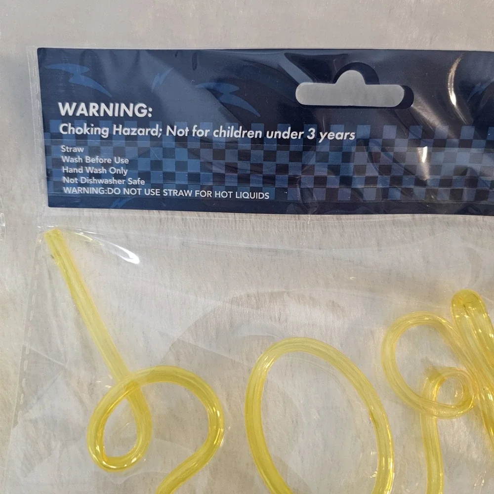 Dutch Bros Summer Silly Straw Yellow 